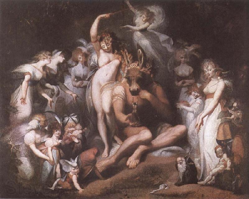 Henry Fuseli Titania and Bottom Norge oil painting art